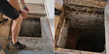 Жінка купила дім і знайшла під час ремонту прихований люк: що було всередині (відео)