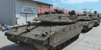 Израильская армия получила первую партию танков нового поколения Merkava 4 Barak