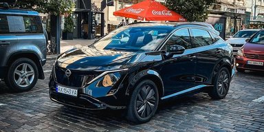 У Києві помітили новітній електрокросовер Nissan із запасом ходу 500 км (фото)