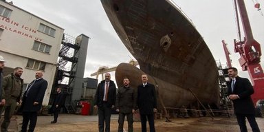 Посилить ВМС: Зеленський назвав новий український корвет ім'ям гетьмана Виговського (відео)
