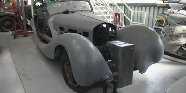 Mercedes-Benz 540K Special Roadster: что случилось с "Голубым гусем" Германа Геринга (фото, видео)