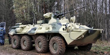 ЗМІ показали трофейний російський БТР-82АМ на озброєнні 40-ї бригади (фото)