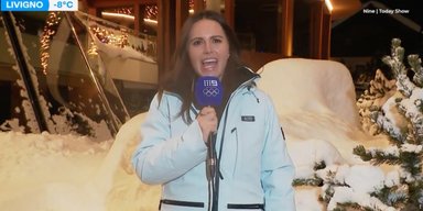 Скандал на Олимпиаде 2026: ведущая из Австралии вышла в эфир пьяной и потрогала снег