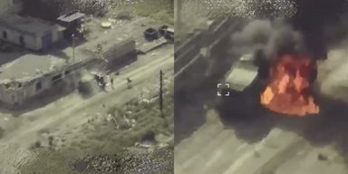 Силы обороны уничтожили две установки "Град" россиян под Донецком (видео)