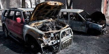 В Харькове нацгвардеец пошел в СЗЧ и сжег три машины военных: почему он так поступил