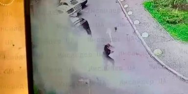 В Киеве с помощью скутера пытались подорвать военного, — соцсети (видео)