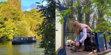 На суше и на воде: блогерша сравнила свою жизнь в фургоне и на лодке (видео)