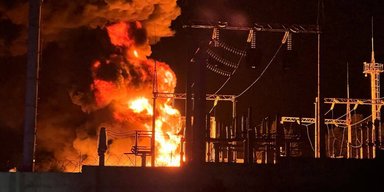 "Відключено опалення": ракета розбомбила росйську ТЕЦ у Брянській області, — соцмережі (відео)