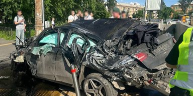 Виновник смертельного ДТП в Киеве подрабатывал в такси: в Mercedes-Benz была пассажирка