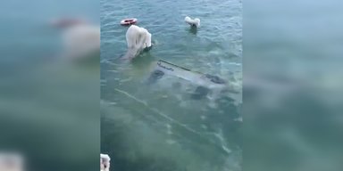 В Черном море затонуло российское судно: на борту 200 литров топлива (видео)