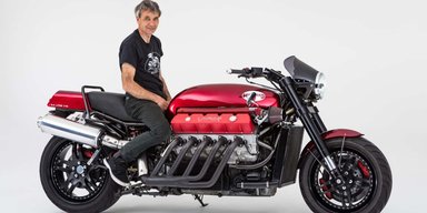 На аукцион выставили безумный байк с 8,0-литровым 500-сильным V10 (фото)