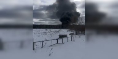 Дотягнув до кладовища: на місці аварії Іл-76 виявили останки 10 осіб, — соцмережі (карта)
