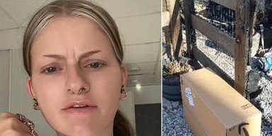 "Не повезло": водитель Amazon доставил посылки в сгоревший дом (видео)
