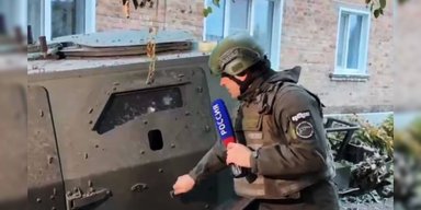 Впервые: под Курском уничтожили бронемашину ВС РФ "Сармат-3", но пропагандисты все перепутали