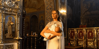 Леся Никитюк показала подросшего семимесячного сына Оскара (фото)