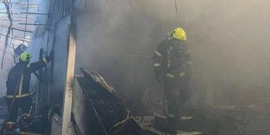 Уничтожен один из культовых рынков столицы: как выглядит бывшая "Петровка" после атаки РФ (видео)