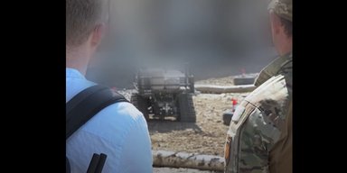 Создатель систем IRIS-T испытал в Украине свою новинку (видео)