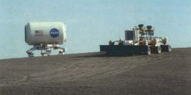 Майже бульдозер: зручне пристосування від NASA може спростити будівництво на Місяці (фото)
