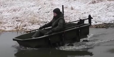 Может передвигаться как по воде, так и по суше: изобретатели с Волыни презентовали дрон-амфибию (видео)