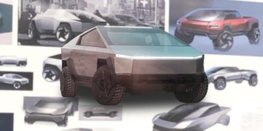 Знайомий незнайомець: як спочатку мав виглядати електричний пікап Tesla Cybertruck (фото)