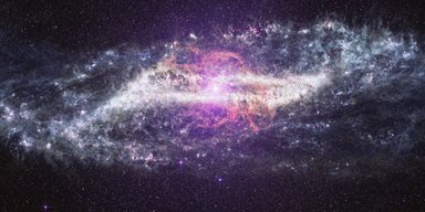 Самый мощный космический телескоп отметил день рождения снимком галактического ДТП (фото)