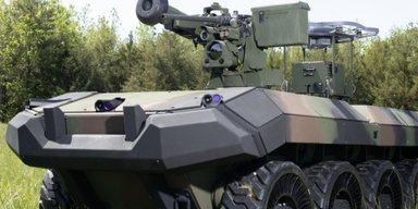 В армії США з'явився робот Hunter Wolf із кулеметом і радаром: охороняє і знищує (фото)