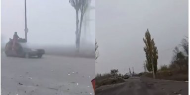 На легкових авто та мотоциклах: у мережі показали кадри, як росіяни заїжджали у Покровськ (відео)