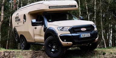 Недорогой пикап Ford превратили в брутальный автодом для бездорожья (видео)