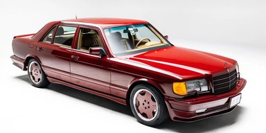 Красный барон: на продажу выставили уникальный Mercedes W126 80-х за $200 000 (фото)