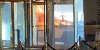Tesla Cybertruck загорелся и взорвался возле отеля Трампа в Лас-Вегасе (видео)