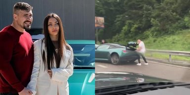 Под Киевом разбился изумрудный Aston Martin стоимостью $350 000: автомобиль принадлежит известному блогеру (видео)