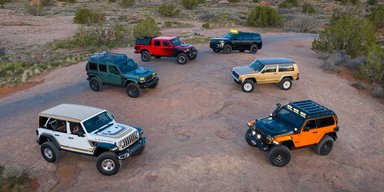 Пасхальная шестерка: представлены экстремальные Jeep для тяжелого бездорожья (фото, видео)
