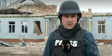 Цілили по напису PRESS: військовий журналіст потрапив під артобстріл ЗС РФ під Роботиним
