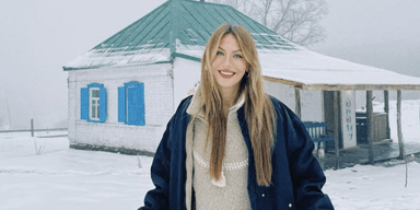 Леся Нікітюк показала фото на прогулянці з 5-місячним сином Оскаром