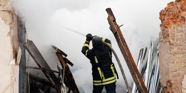 Атака "Герань-2" по Харкову: місцеві розповіли про "страшні прольоти" і пожежу (відео)
