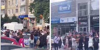 Стычка с ТЦК и полицией в Виннице переросла в масштабный протест: подробности (видео)