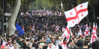 В Грузии во время местных выборов вспыхнули масштабные протесты (видео)