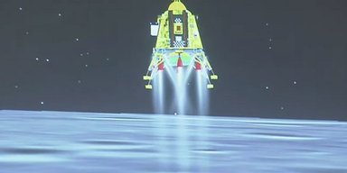 Індія увійшла в історію: вперше земний апарат приземлився біля Південного полюса Місяця (відео)