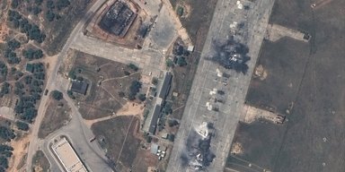 Минус четыре истребителя: появились качественные снимки аэродрома Бельбек после ударов ВСУ