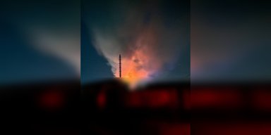 Россияне атаковали Хмельницкий реактивным БПЛА: в результате обстрела горит рынок (видео)