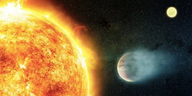 Учені виявили гігантську планету з "хвостом": він у 53 рази більший за саму планету (фото)