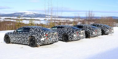 Соперник Porsche Taycan и купе-кроссовер: сверхмощные электрокары Mercedes попали на фото