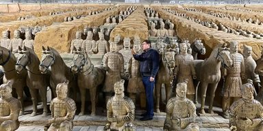 Великая киевская стена. Как Юрий Луценко в Китае нашел трипольские узоры (фото)