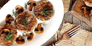Грибные котлеты: рецепт вкусного постного блюда