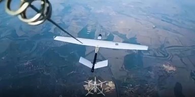"Впервые засветился": украинский FPV-дрон поразил вражеский БПЛА Z-20 (видео)