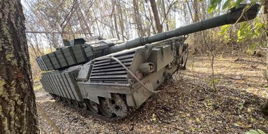 Чудо или адекватный ответ: украинский Leopard 1 выдержал более 10 попаданий (видео)