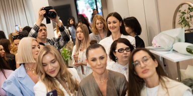Мода под скрипку: как в Киеве прошел стильный бранч с  Цибульской и Доротюк (фоторепортаж)