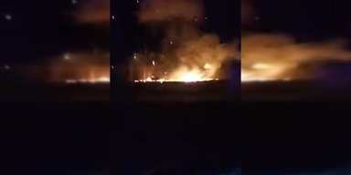 Збитий "Шахед" упав за 30 м від прикордонників: бійця викинуло з машини ударною хвилею (відео)