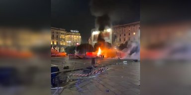 Вслед за Францией: массовые протесты и столкновения с полицией всколыхнули Албанию и Италию (видео)