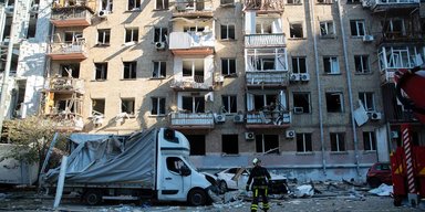 Росіяни бачили обстріл Києва онлайн: з'явилося відео влучання ракет в житловий будинок, — ЗМІ